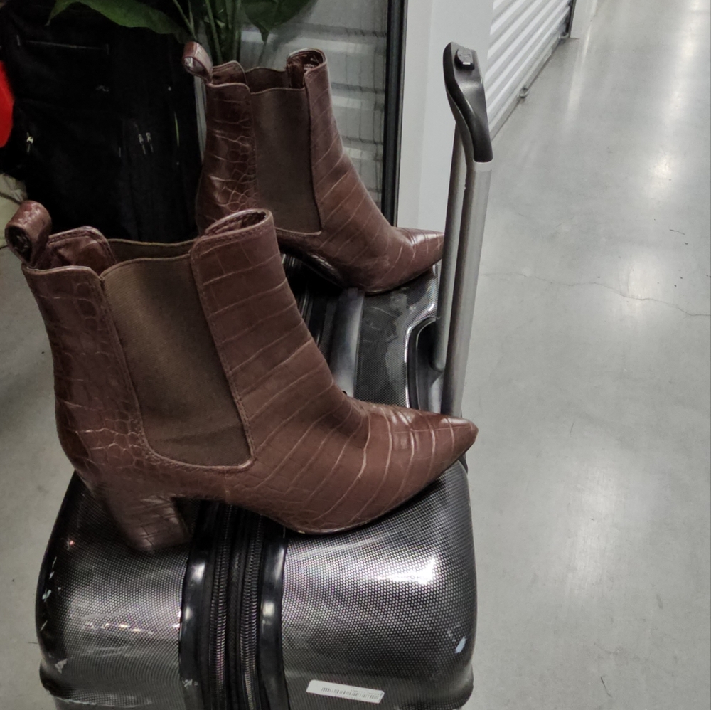 Chocolate boots size 10
